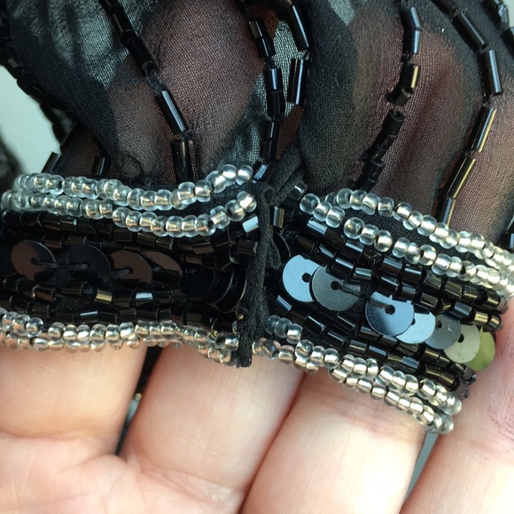 VINTAGE NITE LINE • Black Sequin Formal - Picture 8 of 8